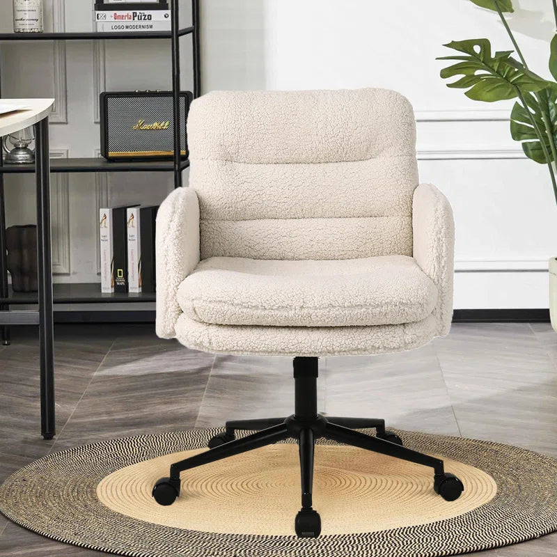 Jaythan Upholstered Office Chair Desk Chair Home Office Task Chair with Armrest