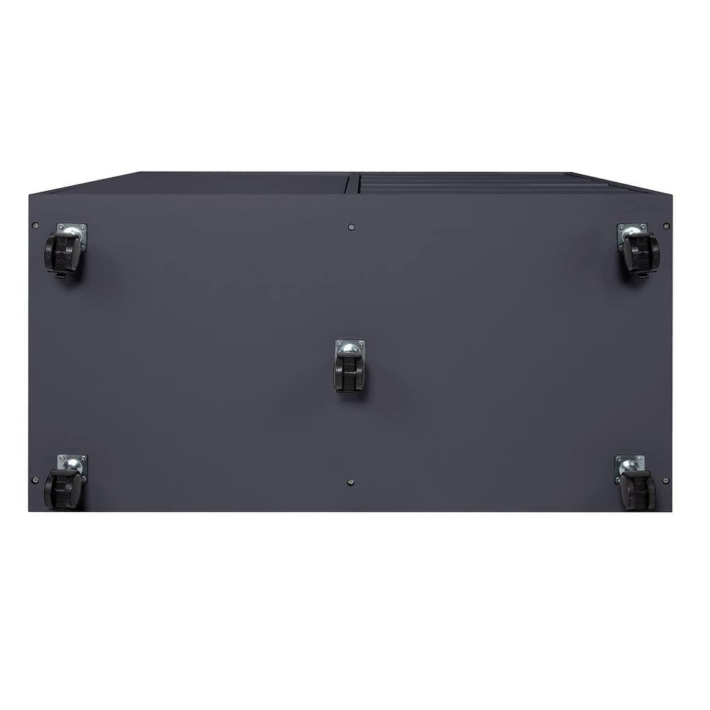 Black, 5-Drawer with Shelf, Office File Cabinets Wooden File Cabinets for Home Office Lateral File Cabinet