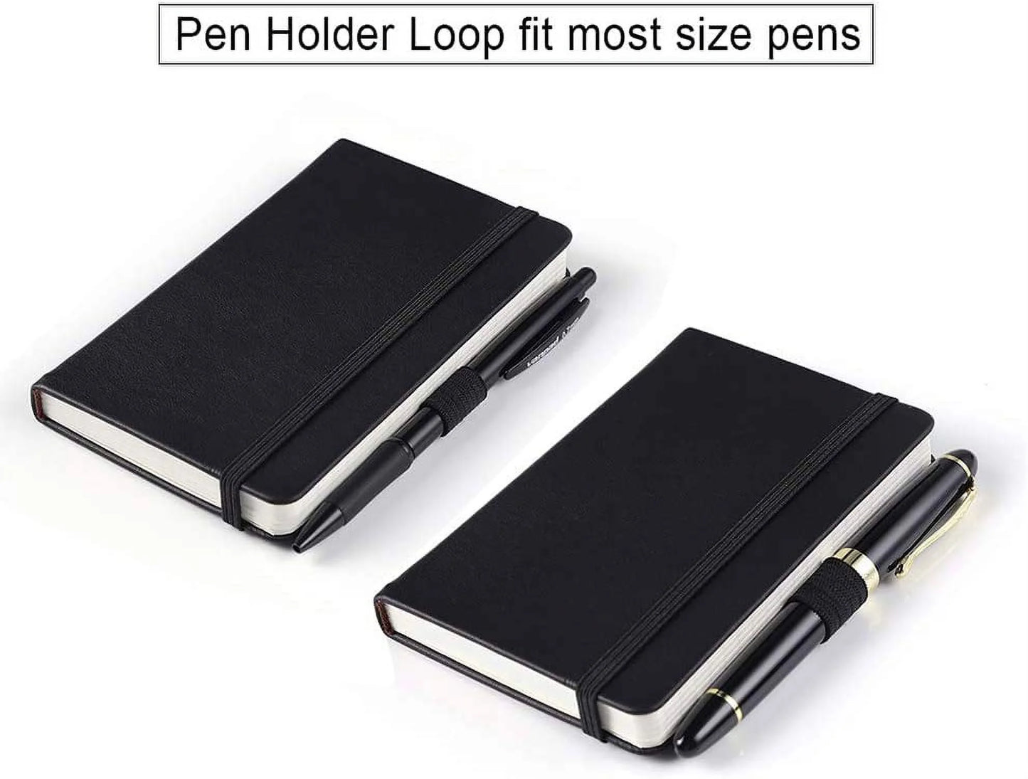 TUL Custom Notetaking System Discbound Notebook, Letter Size, Leather Cover, Black