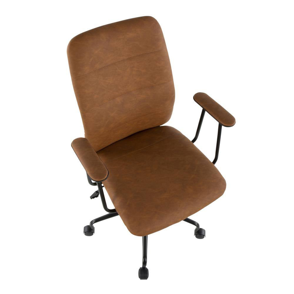 Frederick Brown Faux Leather Office Chair