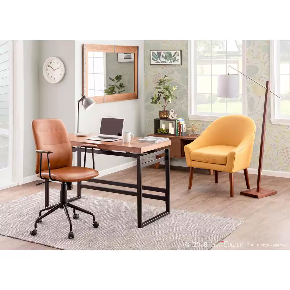 Frederick Brown Faux Leather Office Chair