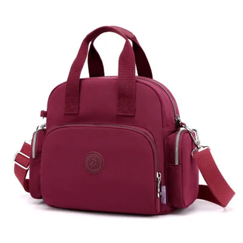 Woman Handbags 2023 New Candy Color Casual Shoulder Bags Concealed USB Charging Women Messenger Bags Multifunction Back Pack