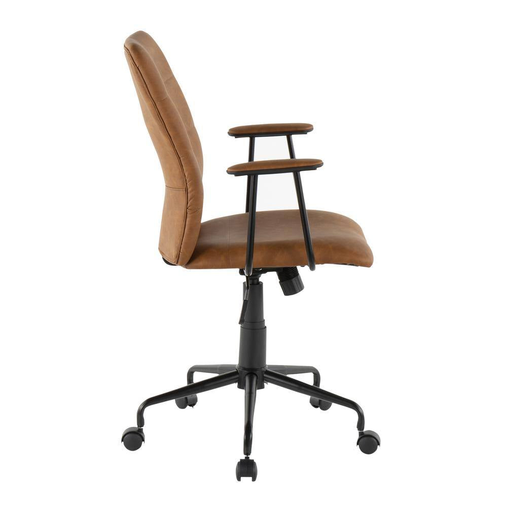 Frederick Brown Faux Leather Office Chair