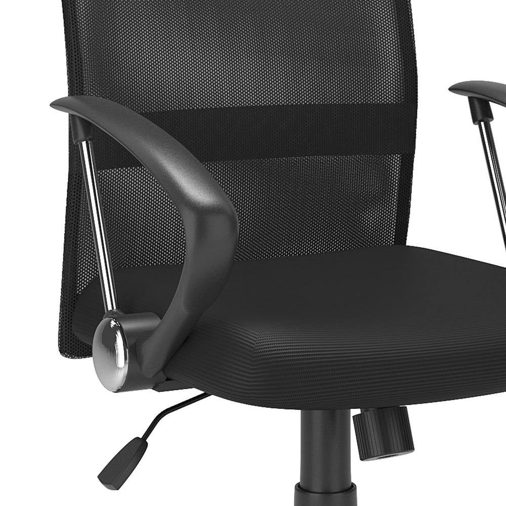 Workspace Office Chair with Contoured Black Mesh Back