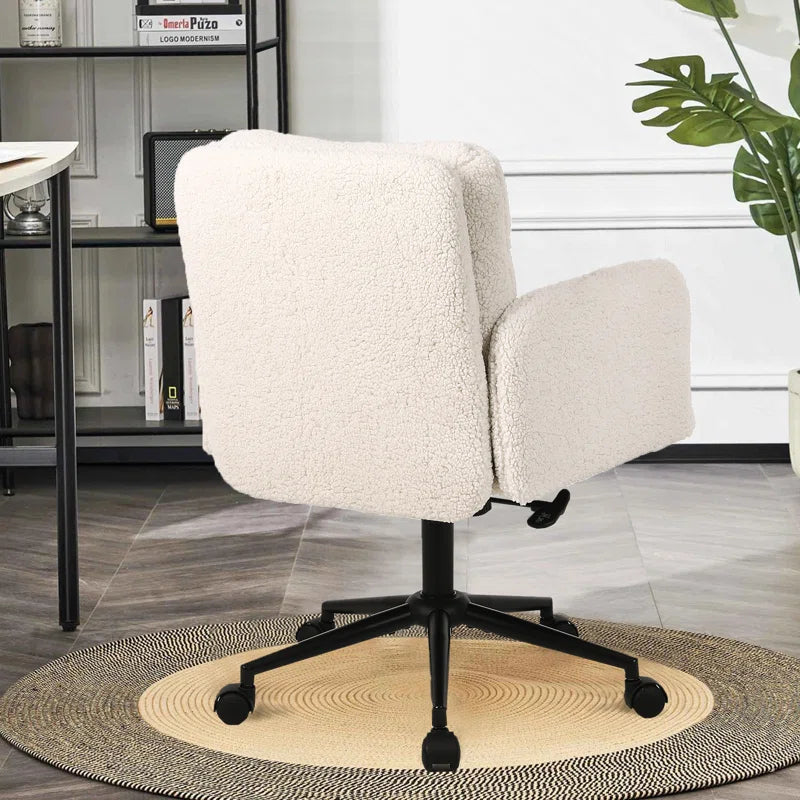 Jaythan Upholstered Office Chair Desk Chair Home Office Task Chair with Armrest