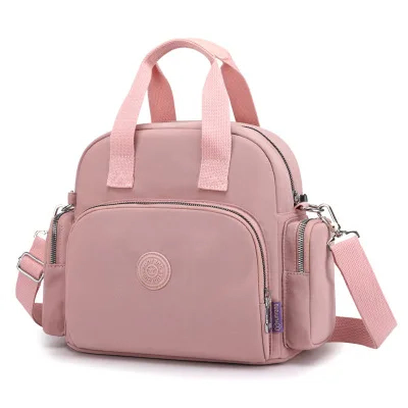 Woman Handbags 2023 New Candy Color Casual Shoulder Bags Concealed USB Charging Women Messenger Bags Multifunction Back Pack