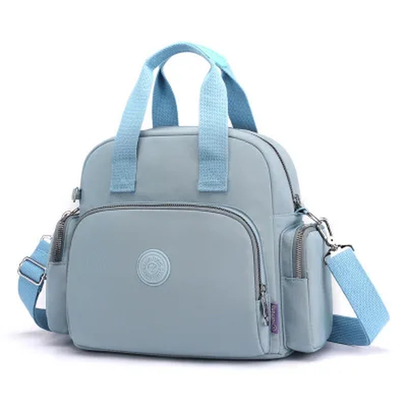 Woman Handbags 2023 New Candy Color Casual Shoulder Bags Concealed USB Charging Women Messenger Bags Multifunction Back Pack