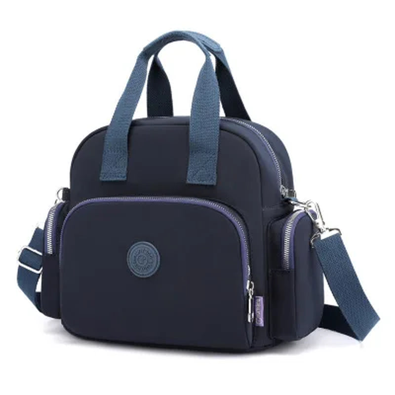 Woman Handbags 2023 New Candy Color Casual Shoulder Bags Concealed USB Charging Women Messenger Bags Multifunction Back Pack
