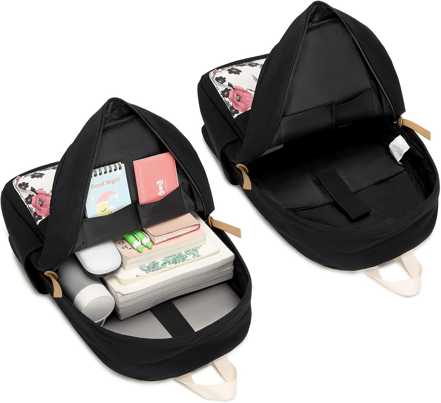 Goodking Teen Girls School Backpack Kids Bookbag Lightweight Travel Laptop Backpack Stylish Casual Daypack