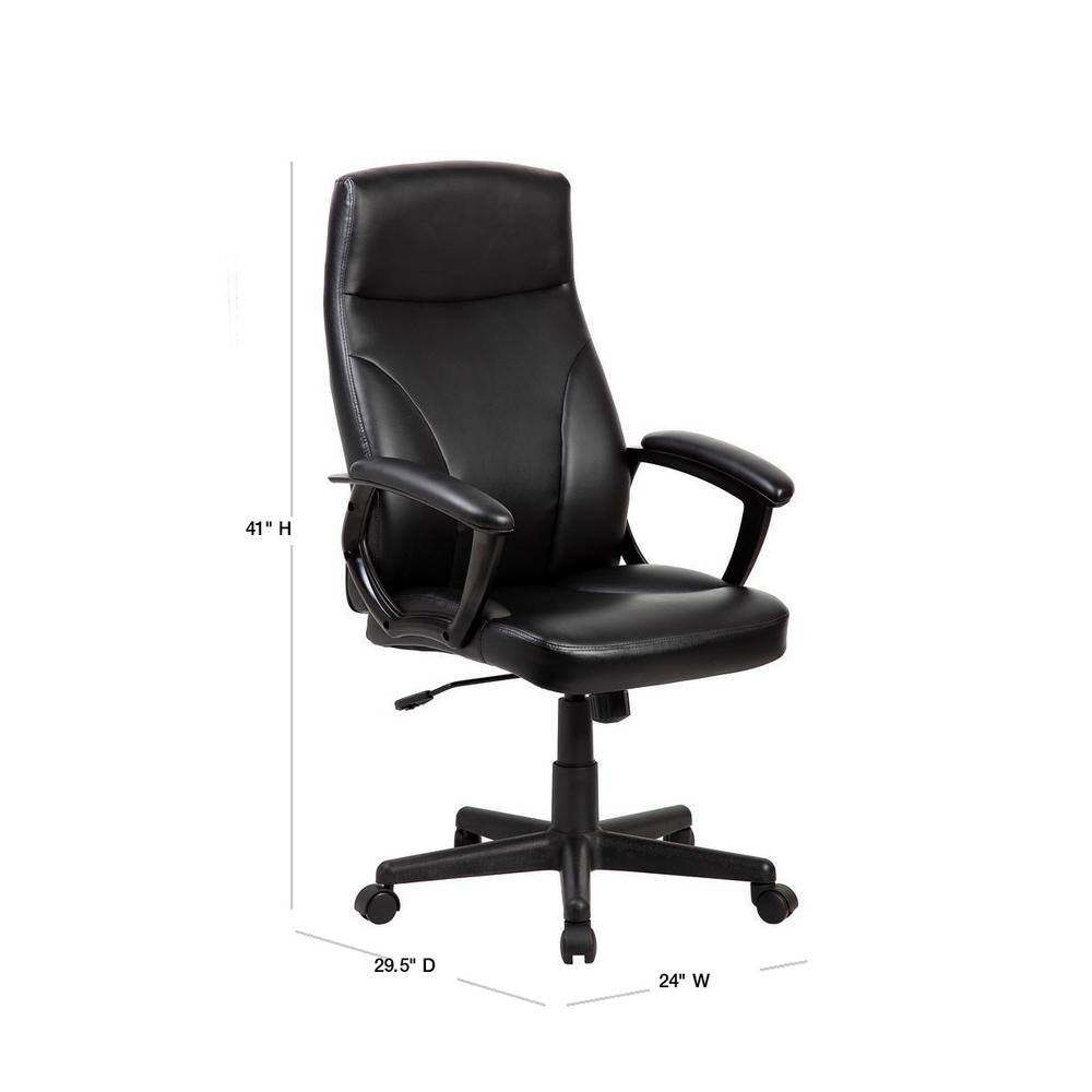 Black Medium Back Executive Office Chair