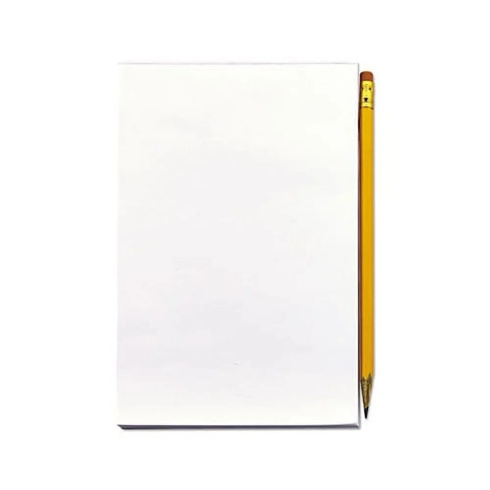 Scratch Pads Unruled, 4 X 6, White, 100 Sheets, 12/Pack