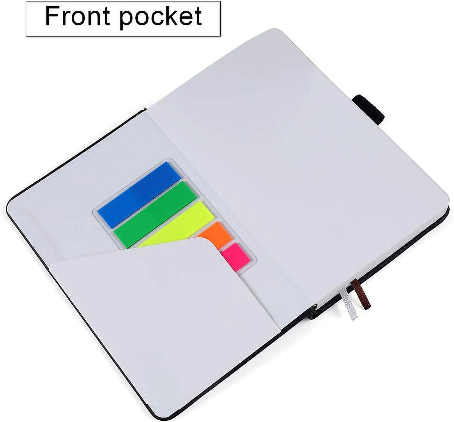 TUL Custom Notetaking System Discbound Notebook, Letter Size, Leather Cover, Black
