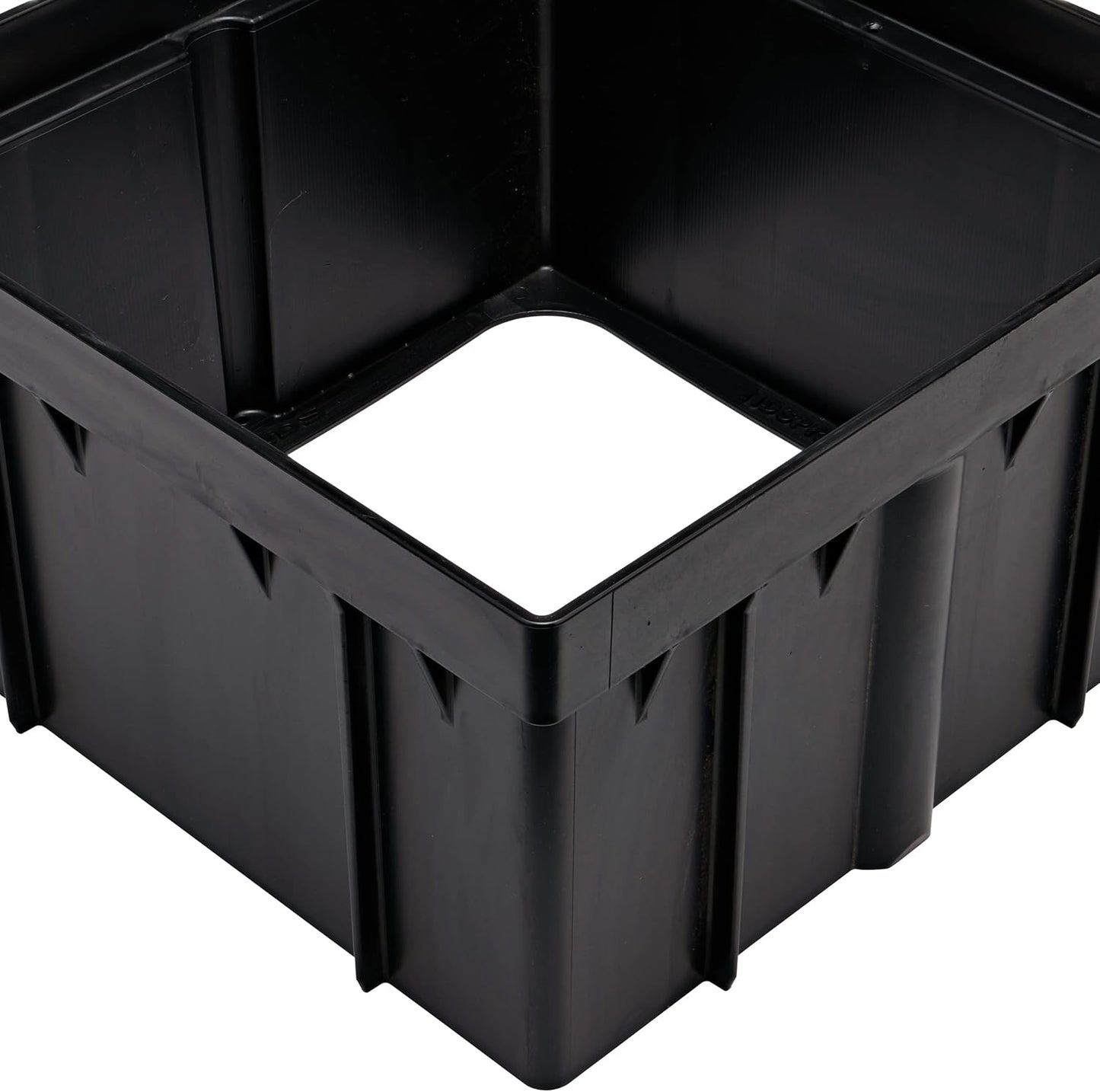 1216 Catch Basin Riser for 12 Inch Square Catch Basin Drain and 12 Inch Low-Profile Adapter Drain, Black