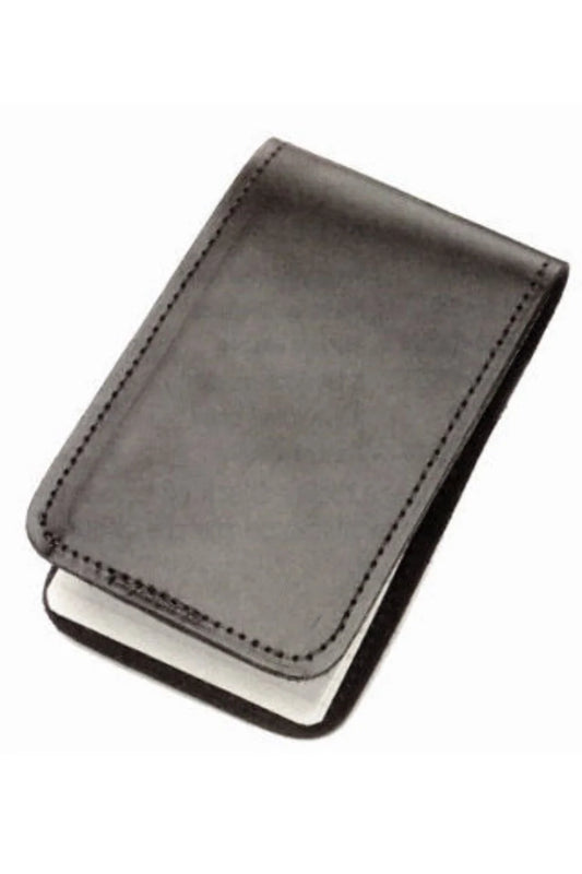 LEATHER POCKET 3X5 MEMO BOOK COVER NOTE PAD HOLDER - PLAIN